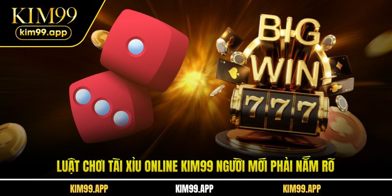 Luật chơi tài xỉu online KIM99 người mới phải nắm rõ 